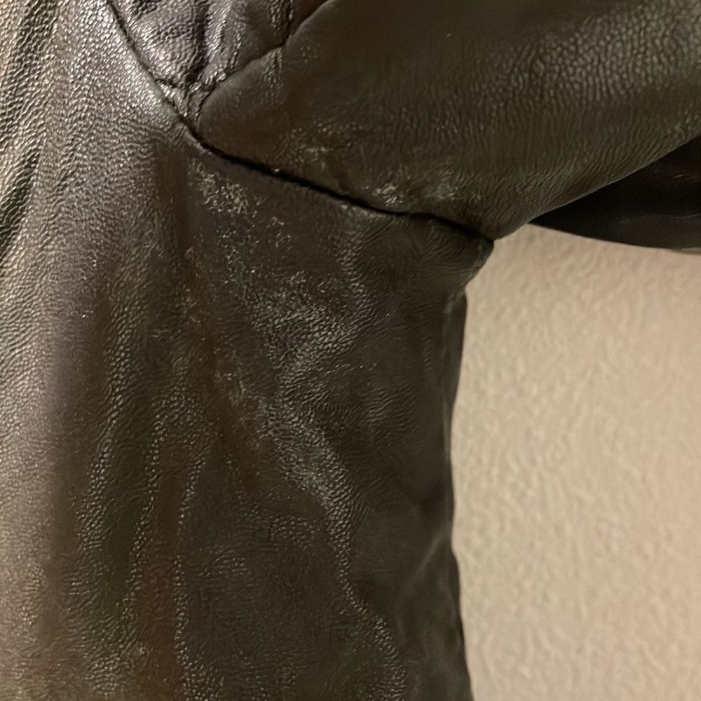 Blank NYC black Motorcyle woman’s faux leather jacket - Picture 12 of 14